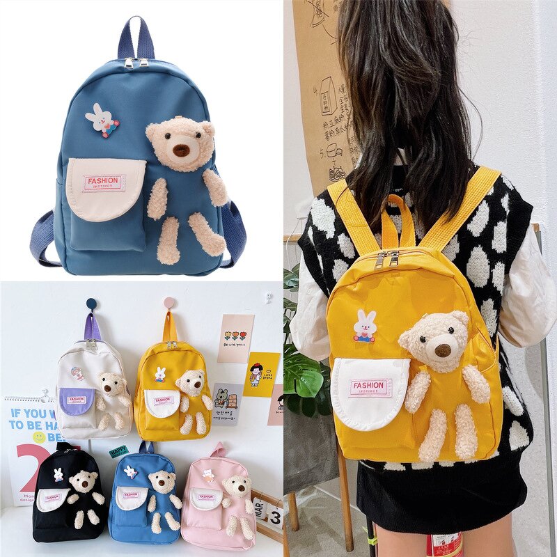 Children's School Bag Factory - OEM Custom Plush Bear Doll Kindergarten
