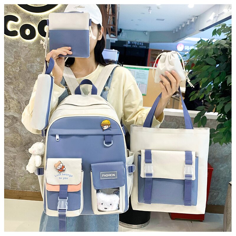 School Backpack Set Manufacturer - OEM Custom Four-Piece Waterproof Laptop