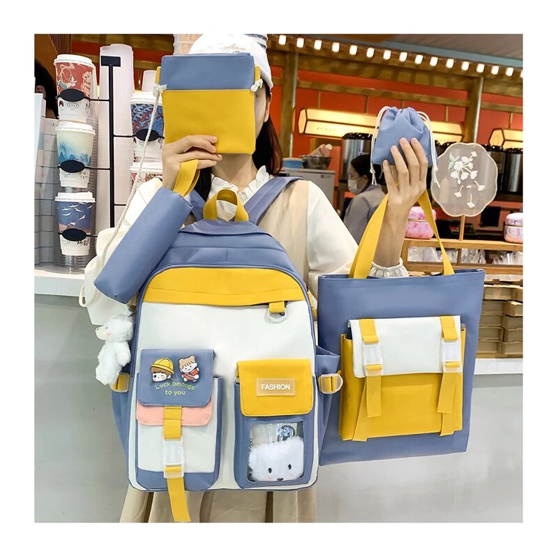 School Backpack Set Manufacturer - OEM Custom Four-Piece Waterproof Laptop