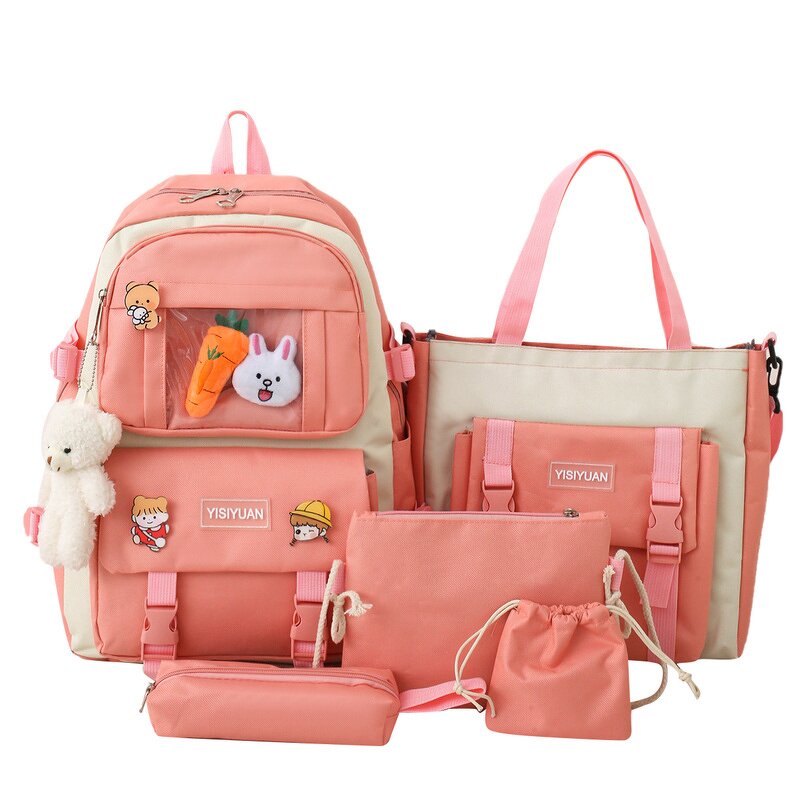 School Backpack Set Factory - OEM Wholesale Kawaii Nylon Canvas Large