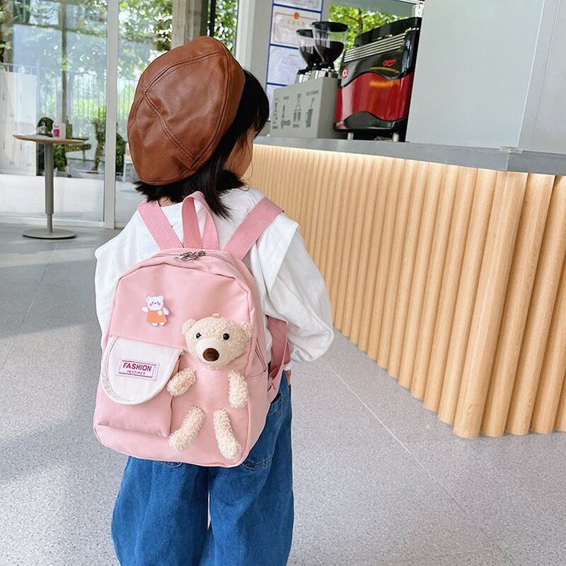 Children's School Bag Factory - OEM Custom Plush Bear Doll Kindergarten