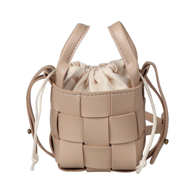 Crossbody Bag Manufacturer - OEM Custom Handmade Woven PU Bucket Bag