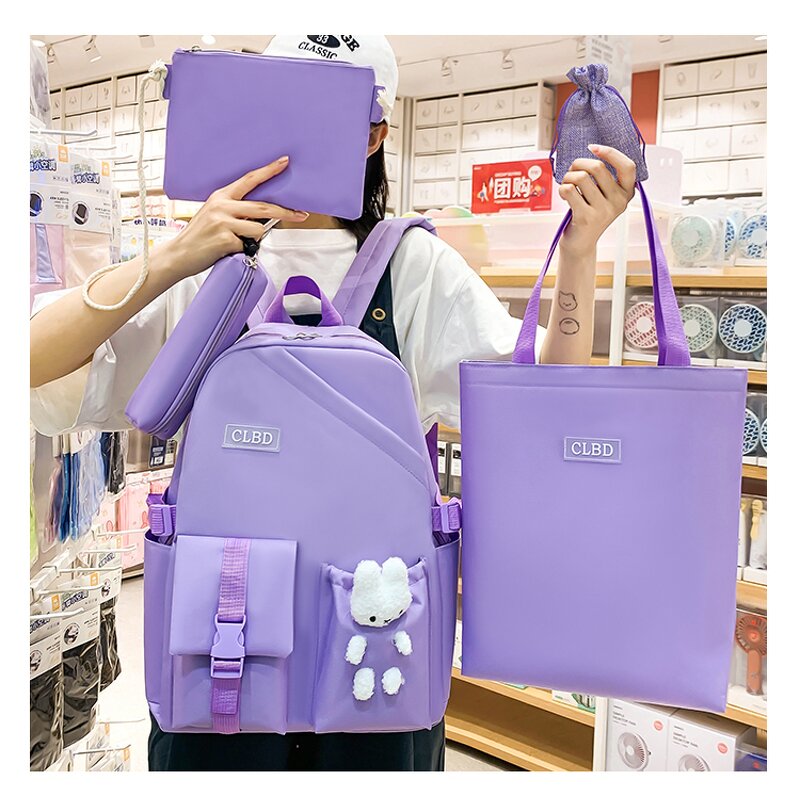 School Backpack Set Factory - OEM Custom Canvas Waterproof Travel Set