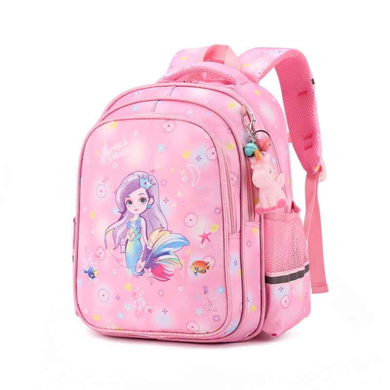 Children's Backpack Manufacturer - OEM Wholesale Mermaid Design Nylon Oxford