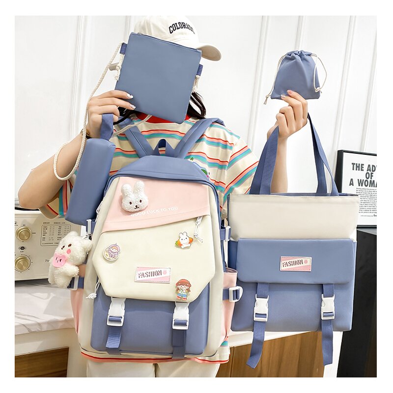 School Backpack Set Manufacturer - OEM Cheap Ins Nylon Kawaii Rucksack