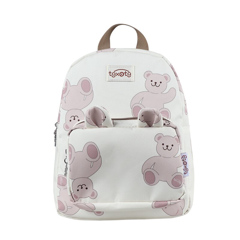 School Backpack Factory - OEM Custom Large Capacity Cartoon Bear Print