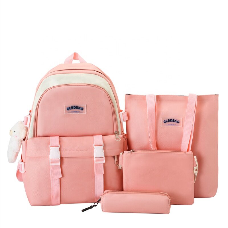 School Backpack Set Manufacturer - OEM Factory Direct Pink Cartoon Set