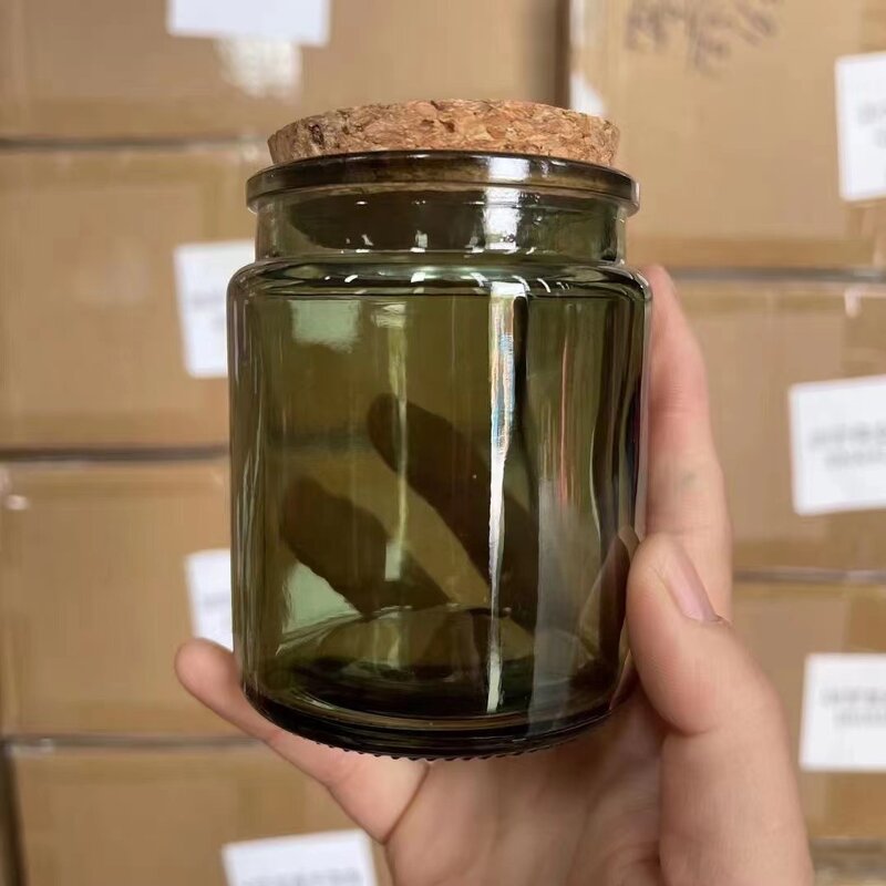 Glass Candle Jars Manufacturer - OEM 100-200ml Clear Amber Green for Making Candles