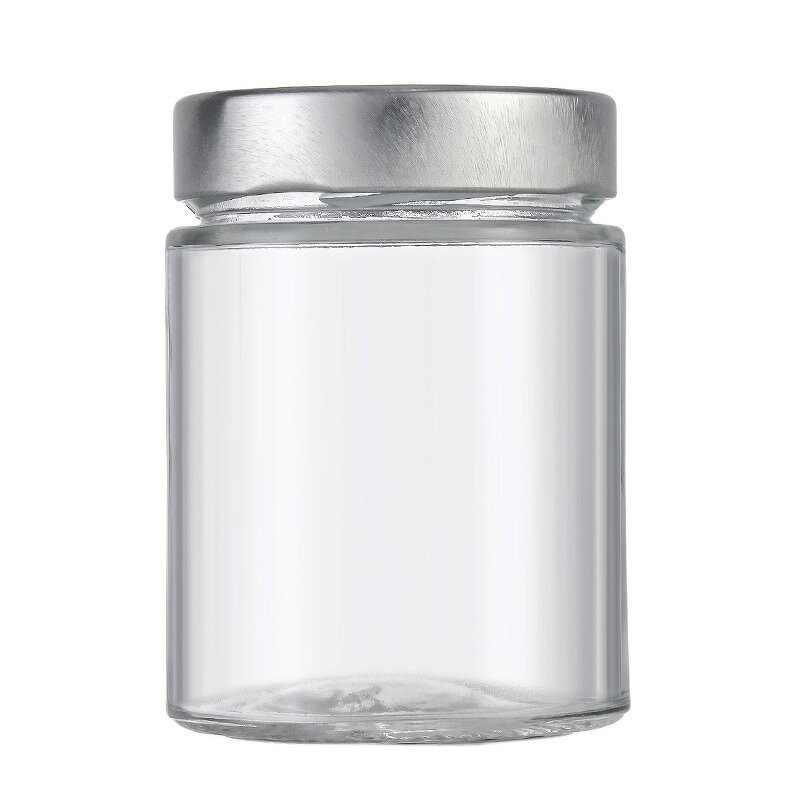 Round Straight Empty Glass Jar Manufacturer - OEM 180-1000ml Pickle Food Jam Storage