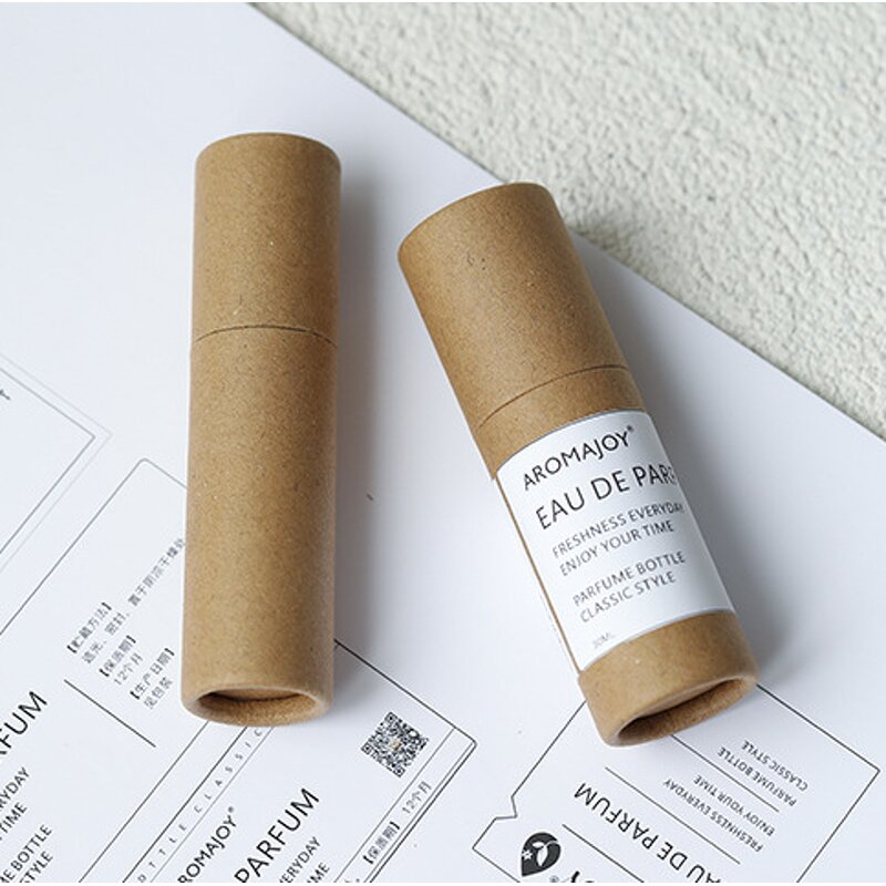 Cardboard Round Paper Tube Packaging Manufacturer - OEM Natural Brown Kraft Cylinder Boxes