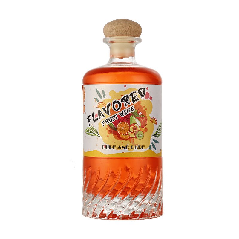 Empty Glass Fruit Wine Bottles Manufacturer - OEM 16oz 500ml for Beverages with Cork