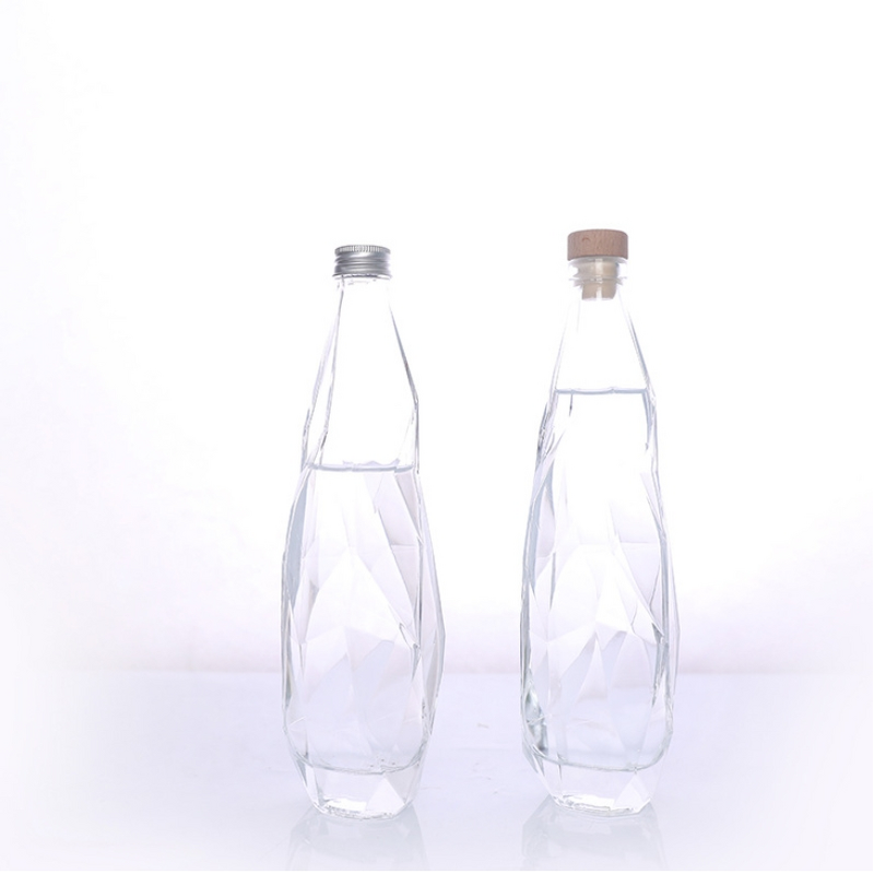 Crystal Glass Water Bottle Manufacturer - OEM Eco Friendly Colorful 350-750ml Gift