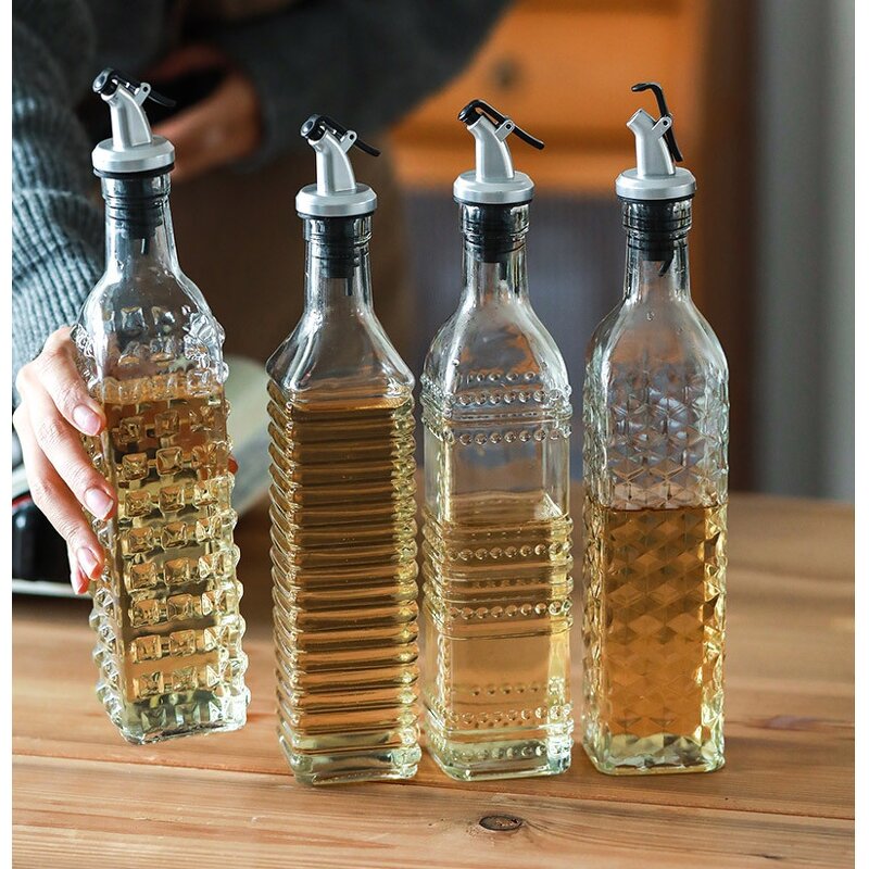 Olive Oil Glass Bottle Factory - OEM Food Grade Square 250-500ml Empty Packaging