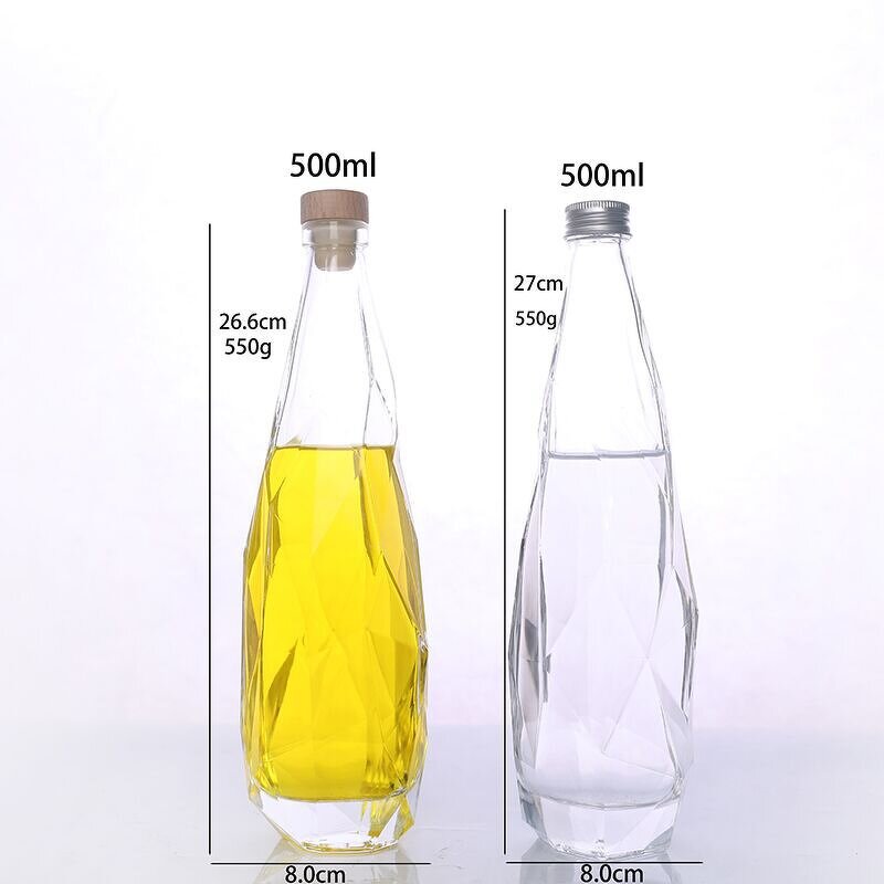 Crystal Glass Water Bottle Manufacturer - OEM Eco Friendly Colorful 350-750ml Gift