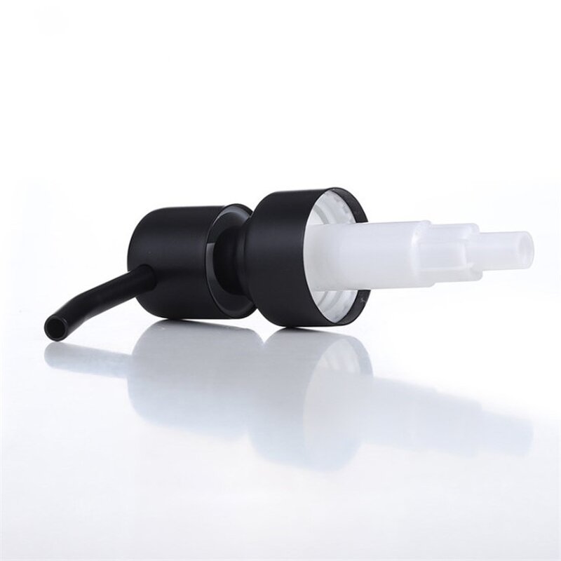 Stainless Steel Lotion Soap Dispenser Factory - OEM 24-410 28-400 Black UV Metal Pump