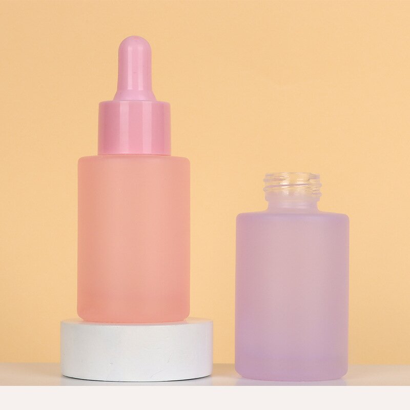 Colorful Frost Glass Dropper Factory - OEM for 30ML Bottles Luxury Essential Oil