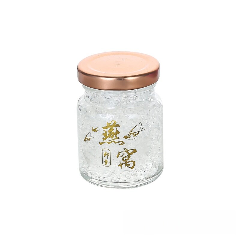 Honey Glass clear Jar Manufacturer - OEM 50-100ml Food Storage Container Bird Nest