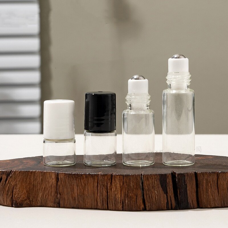 Clear Perfume Glass Roller Bottles Factory - OEM Empty 1-5ml Roll on for Essential Oil