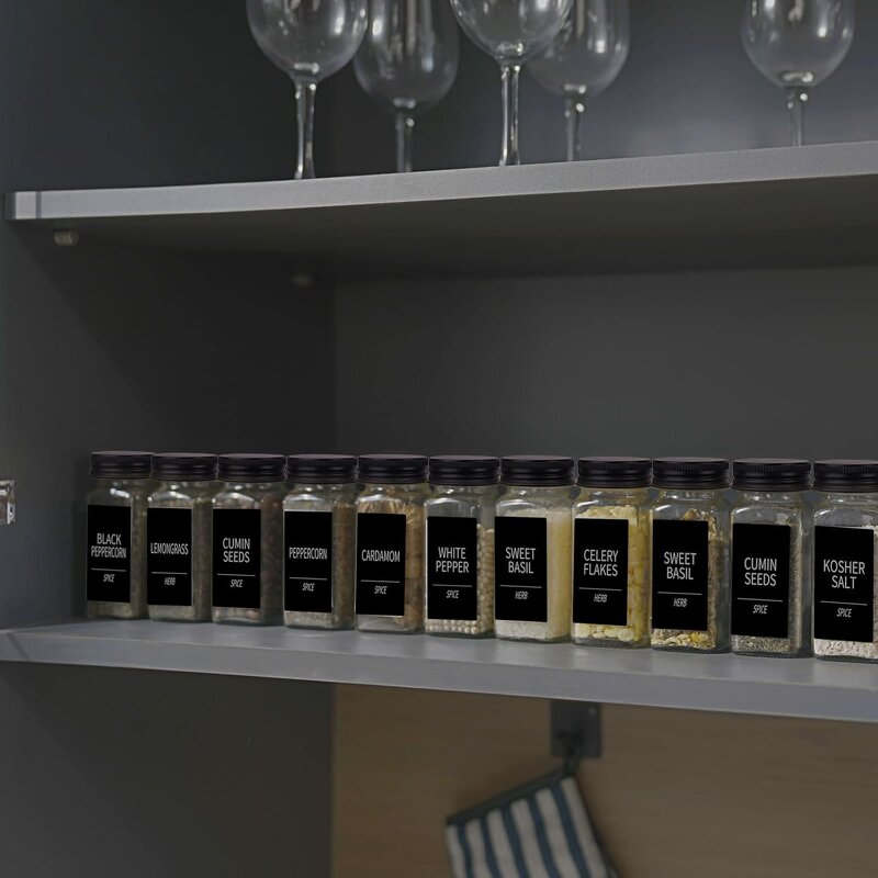 Glass Spice Storage Container Manufacturer - OEM Wholesale Square 4oz 120ml Pepper Jar