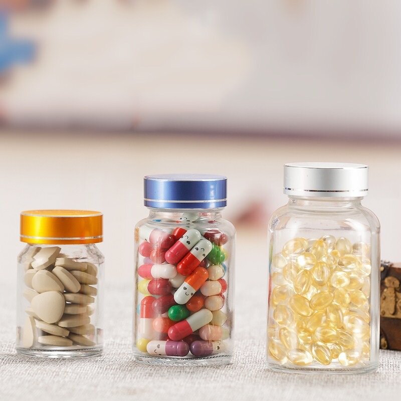 Clear Frosted Pharmaceutical Glass Bottle Manufacturer - OEM Wholesale 30-150ml Medicine