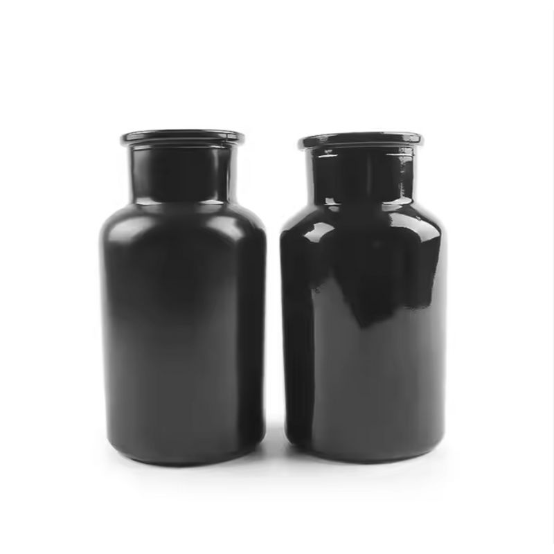 Matte Black Glass Bottle Manufacturer - OEM 60-1000ml Health Products Perfume Aromatherapy