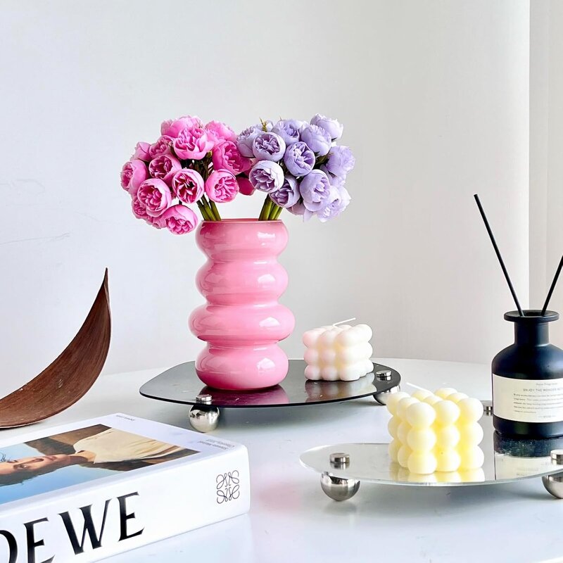 Modern Simple Glass Vase Manufacturer - OEM Hot Sale for Wedding Bathroom