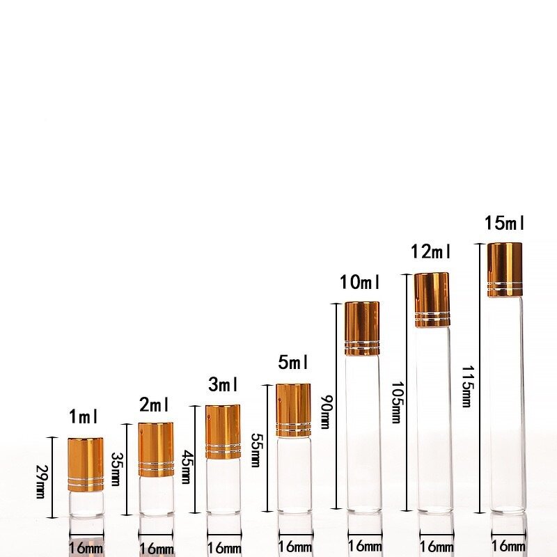 Color Round Glass Roll-on Bottles Manufacturer - OEM 5-10ml Empty for Perfume Aromatherapy
