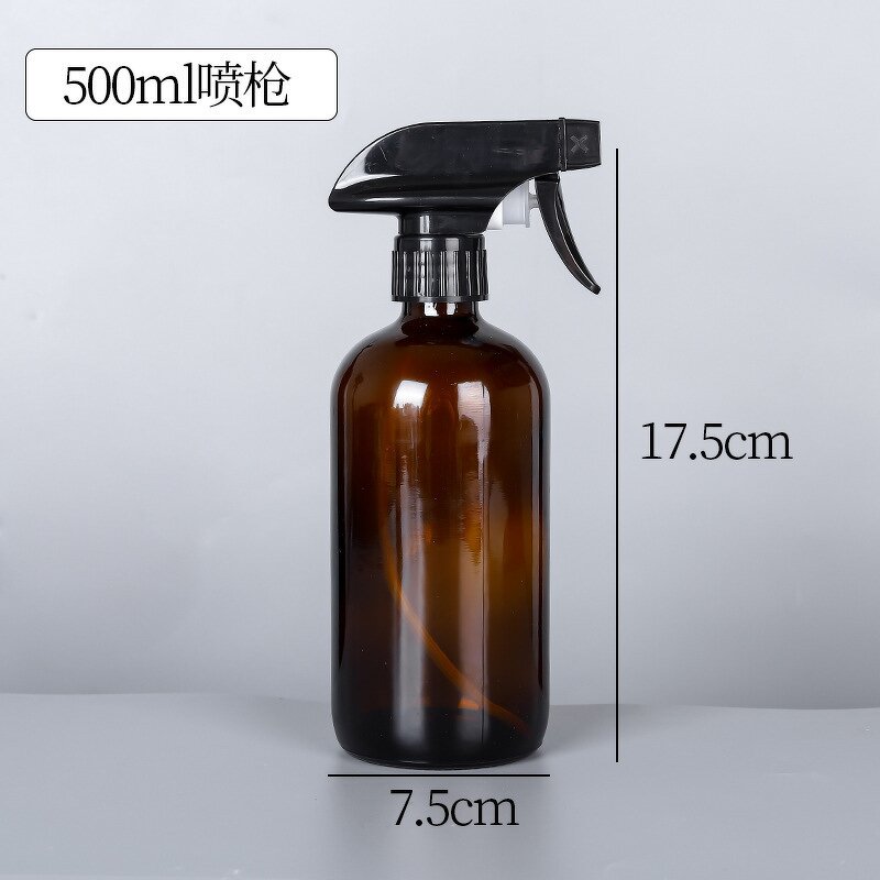 Brown Boston Round Glass Bottle Manufacturer - OEM 15-1000ml Sprayer Bottle with Trigger