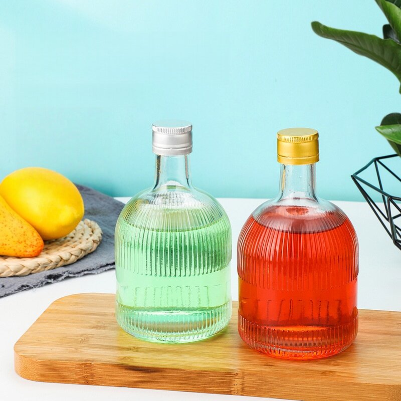 Clear Glass Red Wine Bottle Factory - OEM Hot Sale 375ml Empty with Screw Top