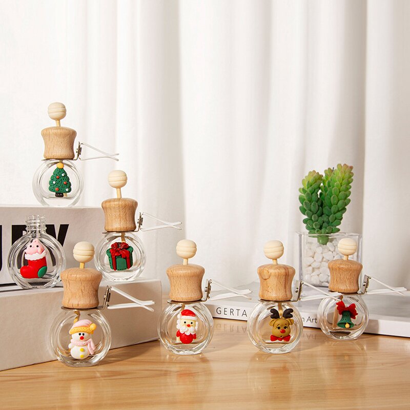 Christmas Car Hanging Air Freshener Manufacturer - OEM Vent Clip Glass Diffuser 10ml