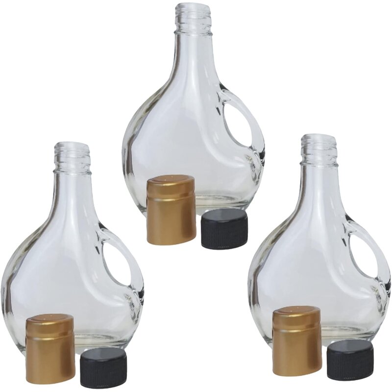 Glass Bottle with Screw Cap Factory - OEM 8oz Shrink Warp for Salad Dressings Juice