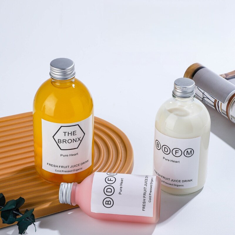 Glass Boston Bottles Factory - OEM Clear Frosted 150-2800ml with Lids for Syrup