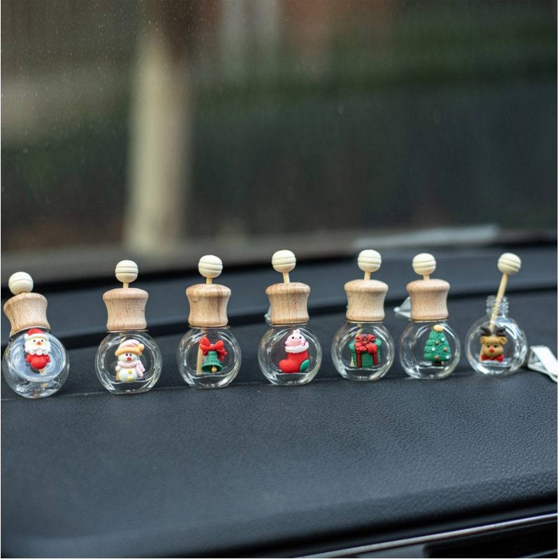Christmas Car Hanging Air Freshener Manufacturer - OEM Vent Clip Glass Diffuser 10ml
