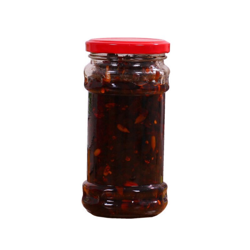 Laoganma Glass Chili Sauce Jar Factory - OEM 200-280ml Pickled Vegetables with Cover