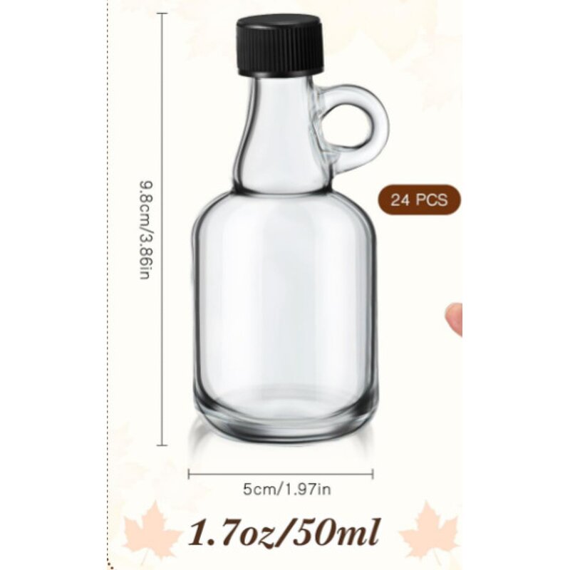 Small Wine Glass Bottle Factory - OEM 30-100ml Gallon Glass Growler Red Wine Jugs