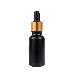 Black Glass Essential Oil Bottle Factory - OEM 20ml UV with Plastic Dropper