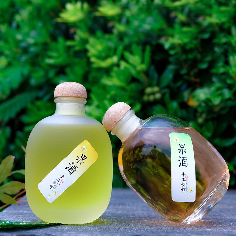 Liquor Beverage Glass Bottles Manufacturer - OEM 100-500ml Mini Wine Bottles with Cork