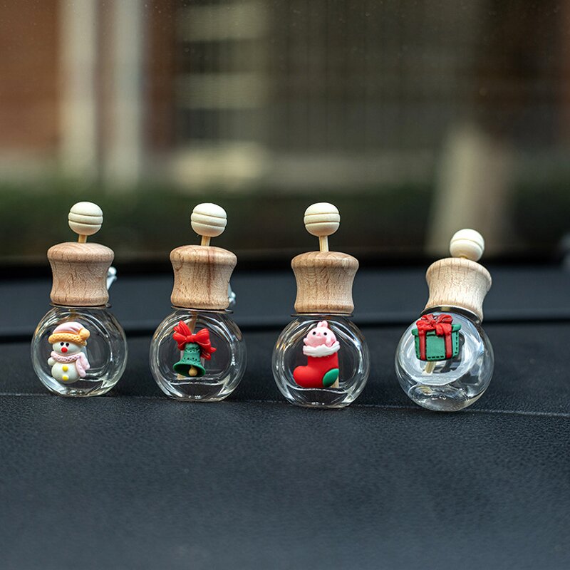 Christmas Car Hanging Air Freshener Manufacturer - OEM Vent Clip Glass Diffuser 10ml
