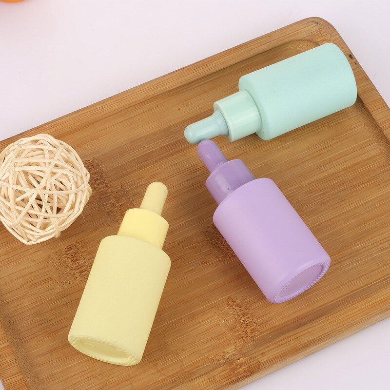 Empty Macarons Colored Glass Dropper Bottle Manufacturer - OEM Wholesale 30ml Frosted