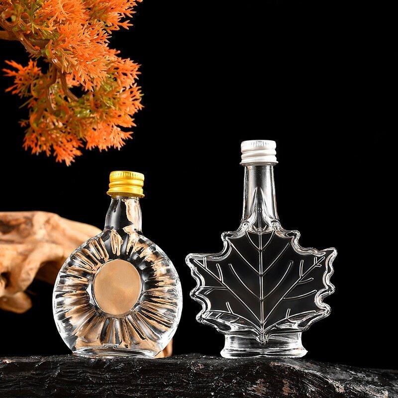 Mini Glass Liquor Bottles Manufacturer - OEM 50ml 1.7 oz Small Wine Bottles with Lids