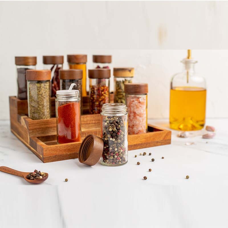 High Borosilicate Glass Jar Manufacturer - OEM Refillable Spice Jars Food Storage Container