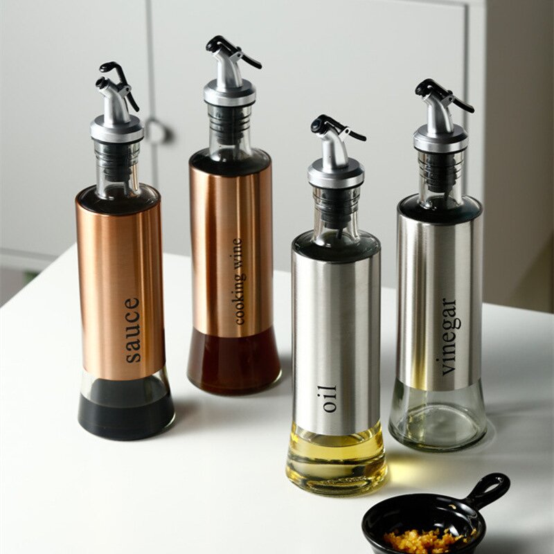 Kitchen Condiment Dispensers Factory - OEM 200-500ml Glass Bottles for Cooking Wine