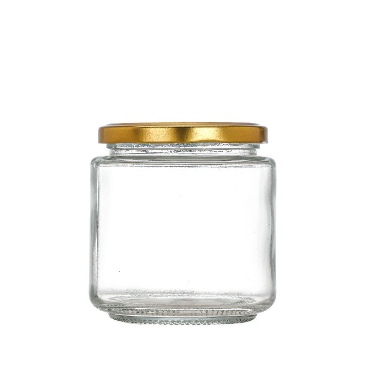 Glass Canning Jars Manufacturer - OEM 100-500ml Round Shape Salsa Salad Jelly Jam
