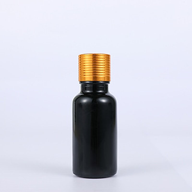 Black Glass Essential Oil Bottle Factory - OEM 20ml UV with Plastic Dropper