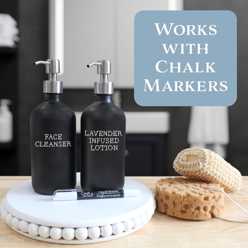 Black Boston Round Glass Bottle Factory - OEM 16 oz with Stainless Steel Pump 500ml