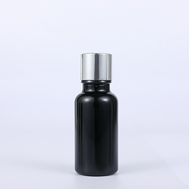 Black Glass Essential Oil Bottle Factory - OEM 20ml UV with Plastic Dropper