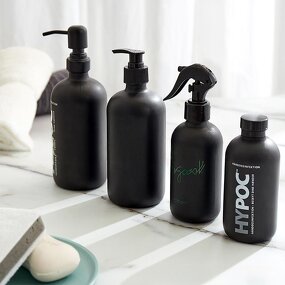 Amber Boston Bottle Manufacturer - OEM 8-32oz Round Brown Glass Shampoo Pump Bottle