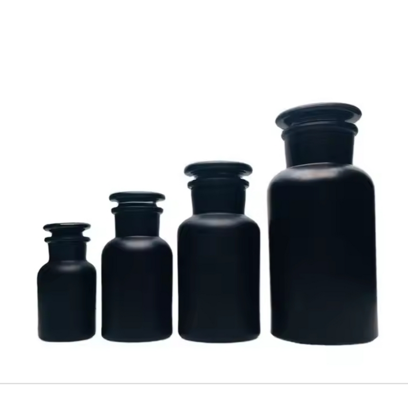 Matte Black Glass Bottle Manufacturer - OEM 60-1000ml Health Products Perfume Aromatherapy