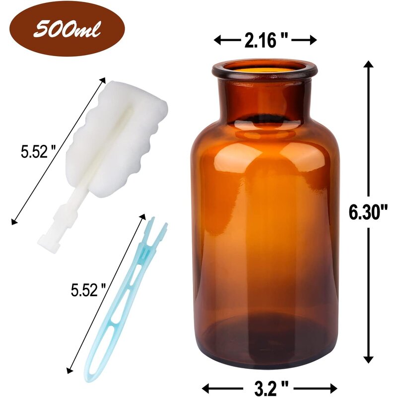 Amber Black Transparent Glass Vase Factory - OEM 120-1000ml Home Decoration with Lid