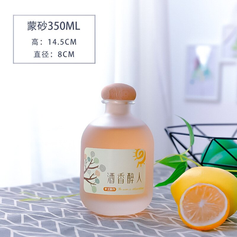 Liquor Beverage Glass Bottles Manufacturer - OEM 100-500ml Mini Wine Bottles with Cork